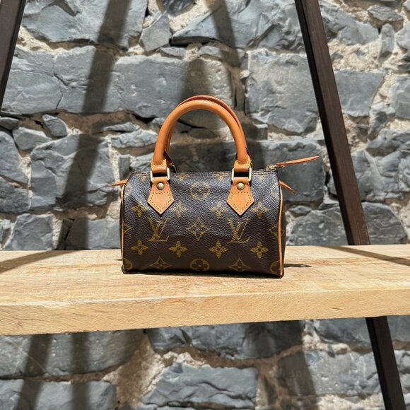 Louis Vuitton 1998 Brown Monogram Mini Speedy HL Handbag - Picture 1 of 15